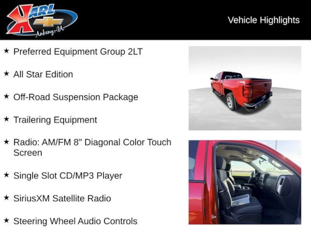 Used 2015 Chevrolet Silverado 1500 LT Truck Double Cab