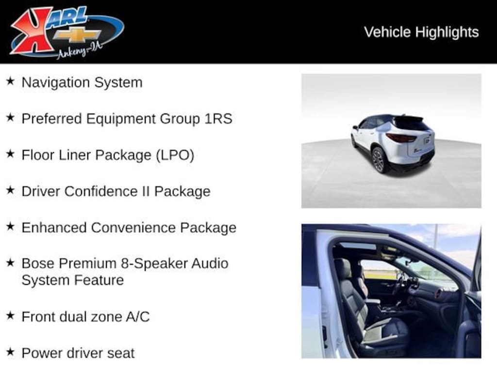 Used 2023 Chevrolet Blazer RS SUV