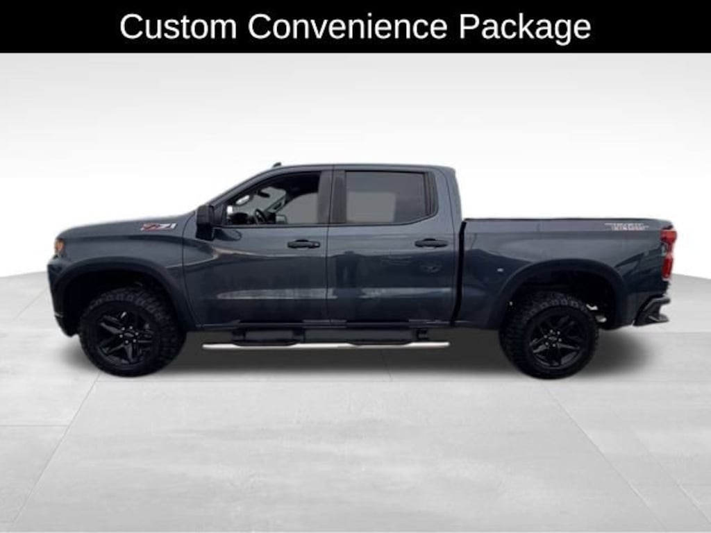 Used 2021 Chevrolet Silverado 1500 Custom Trail Boss Truck Crew Cab