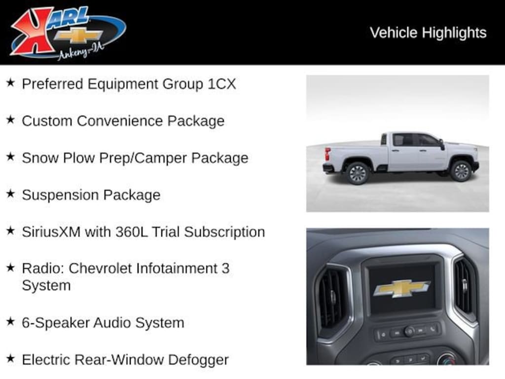New 2026 Chevrolet Silverado 2500 HD Custom Truck Crew Cab