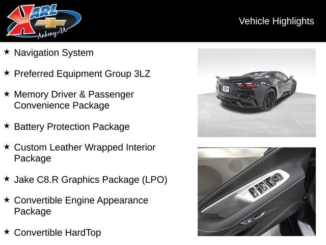 2026 Chevrolet Corvette Z06 3LZ Convertible photo 3