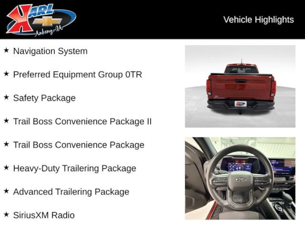 Used 2024 Chevrolet Colorado Trail Boss Truck Crew Cab