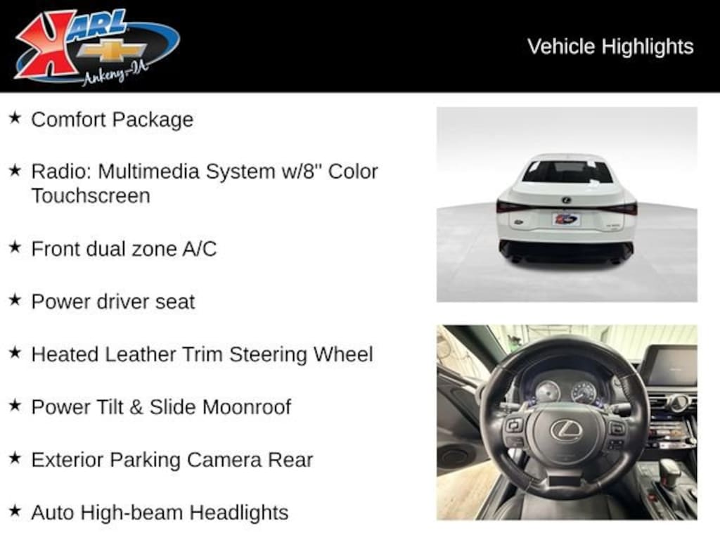 Used 2022 Lexus IS 300 IS 300 Sedan