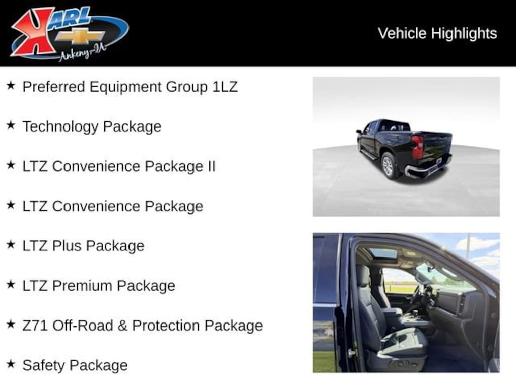 Used 2023 Chevrolet Silverado 1500 LTZ Truck Crew Cab
