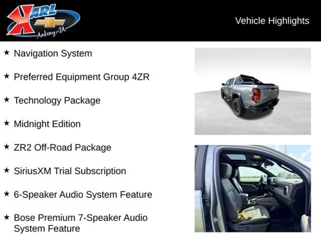 Used 2025 Chevrolet Colorado ZR2 Truck Crew Cab