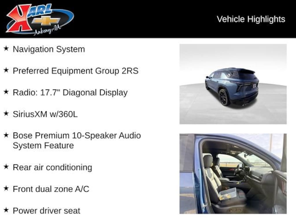 Used 2024 Chevrolet Traverse RS SUV