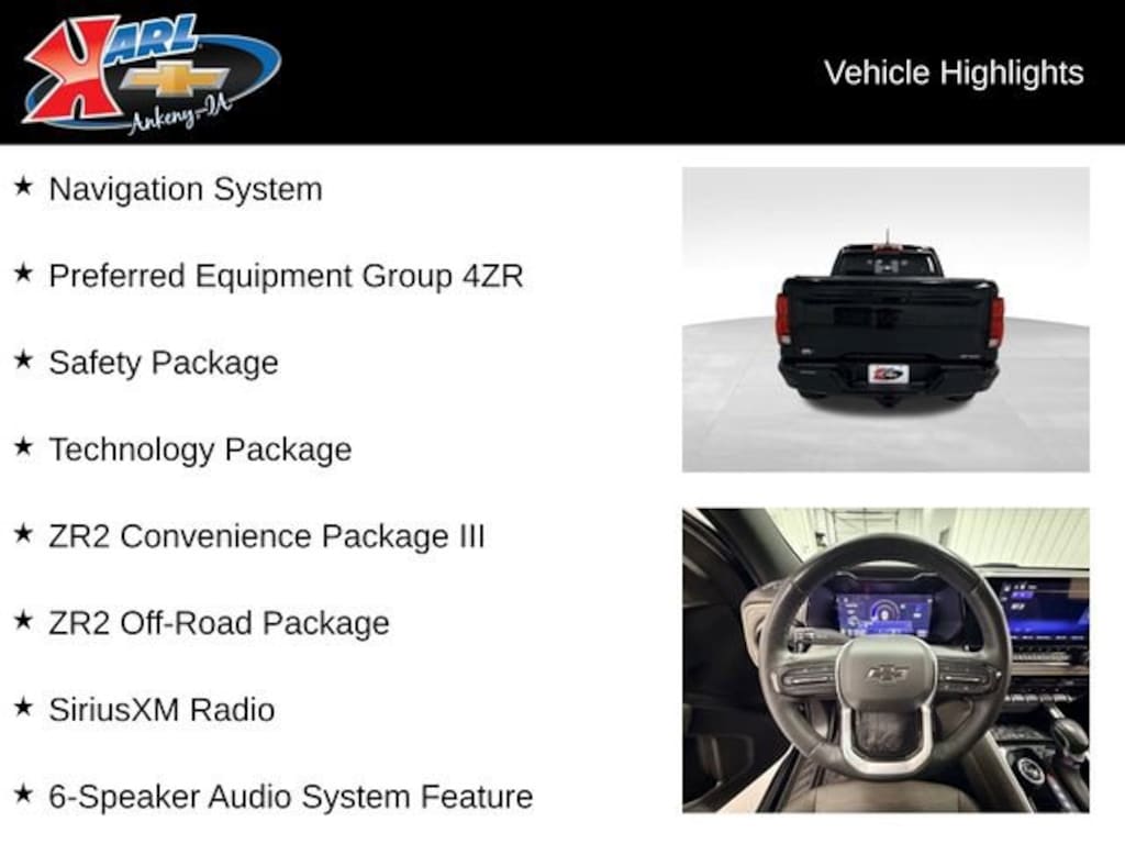 Used 2023 Chevrolet Colorado ZR2 Truck Crew Cab