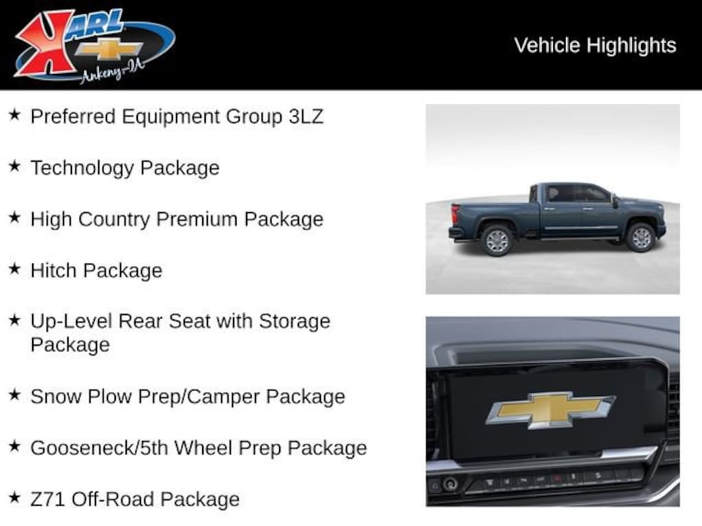 New 2026 Chevrolet Silverado 2500 HD High Country Truck Crew Cab