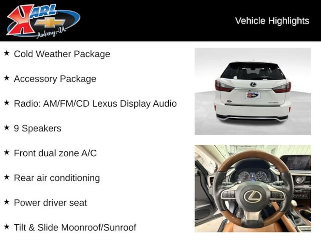 Used 2021 Lexus RX 350L RX 350L SUV