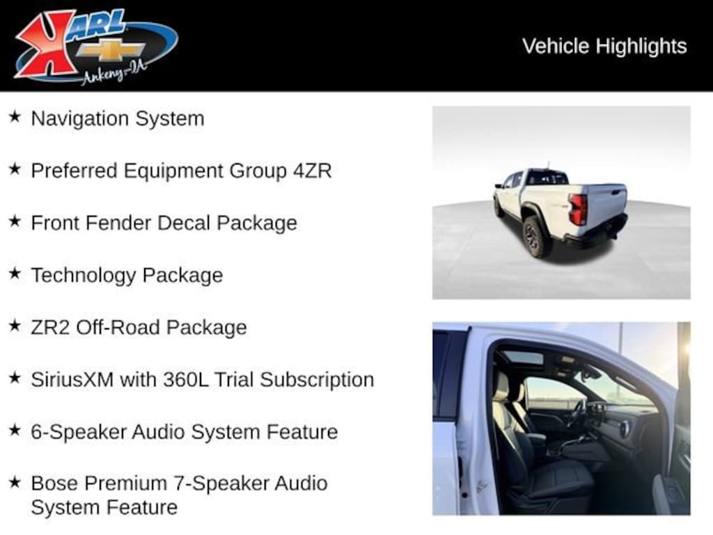 Used 2026 Chevrolet Colorado ZR2 Truck Crew Cab