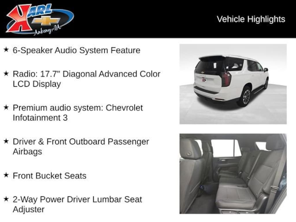 New 2026 Chevrolet Tahoe LS SUV