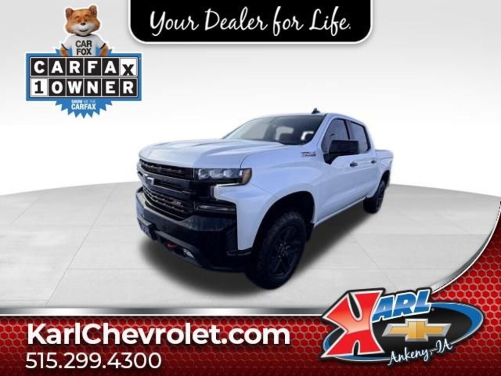Used 2021 Chevrolet Silverado 1500 LT Trail Boss Truck Crew Cab