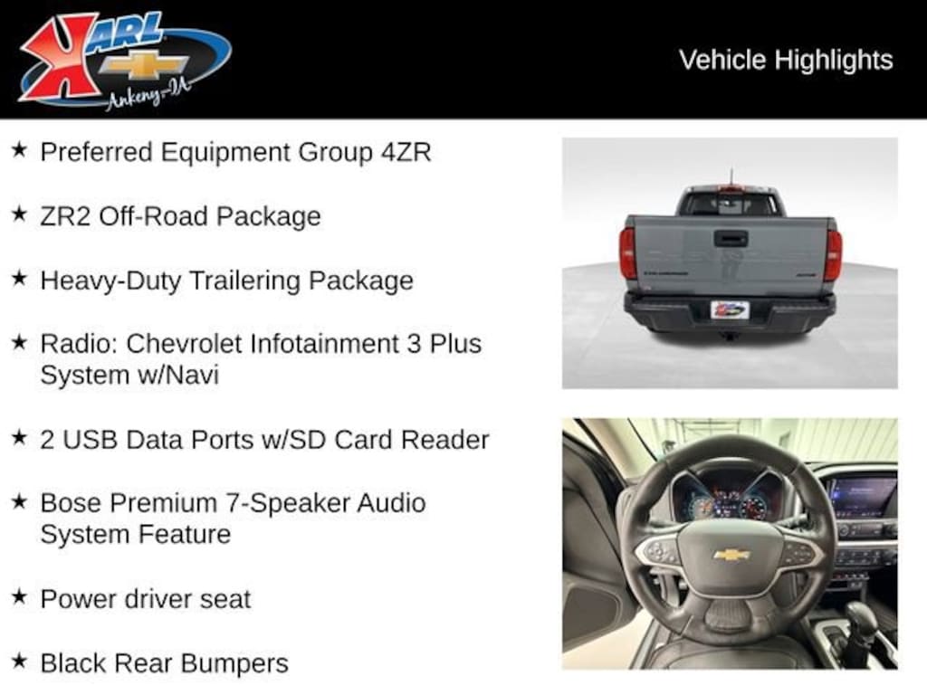 Used 2022 Chevrolet Colorado ZR2 Truck Crew Cab