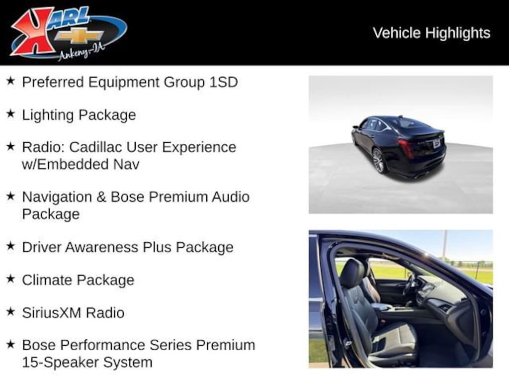 Used 2020 CADILLAC CT5 Premium Luxury Car