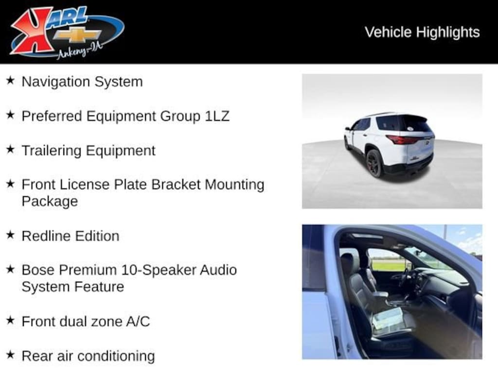 Used 2022 Chevrolet Traverse Premier SUV
