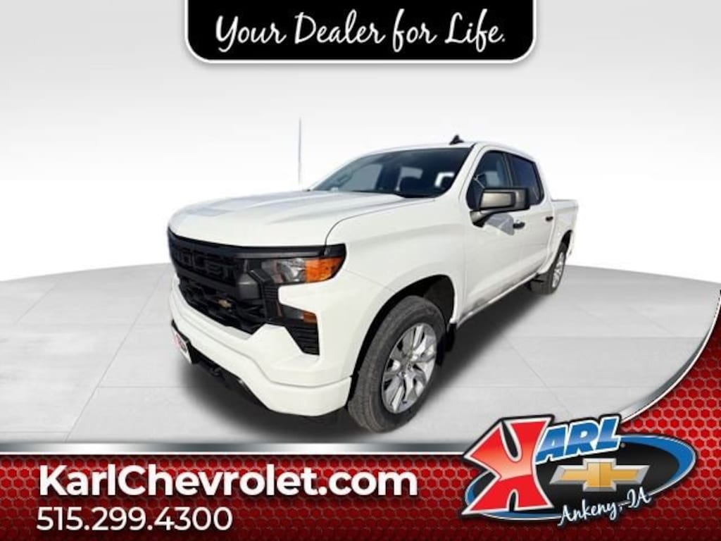 Used 2023 Chevrolet Silverado 1500 Custom Truck Crew Cab