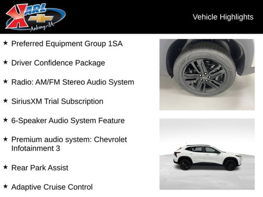 New 2026 Chevrolet Trax Activ SUV