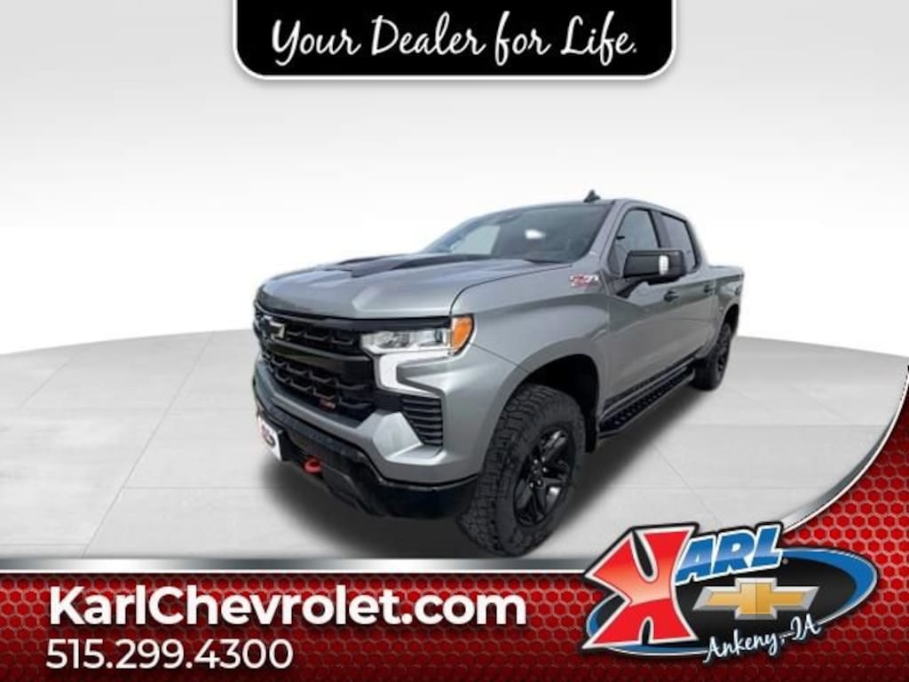 Used 2024 Chevrolet Silverado 1500 LT Trail Boss Truck Crew Cab