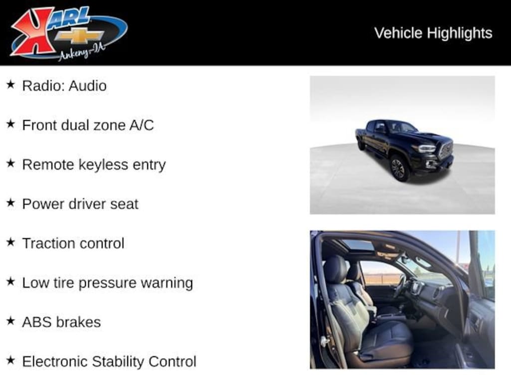 Used 2023 Toyota Tacoma TRD Sport Truck Double Cab