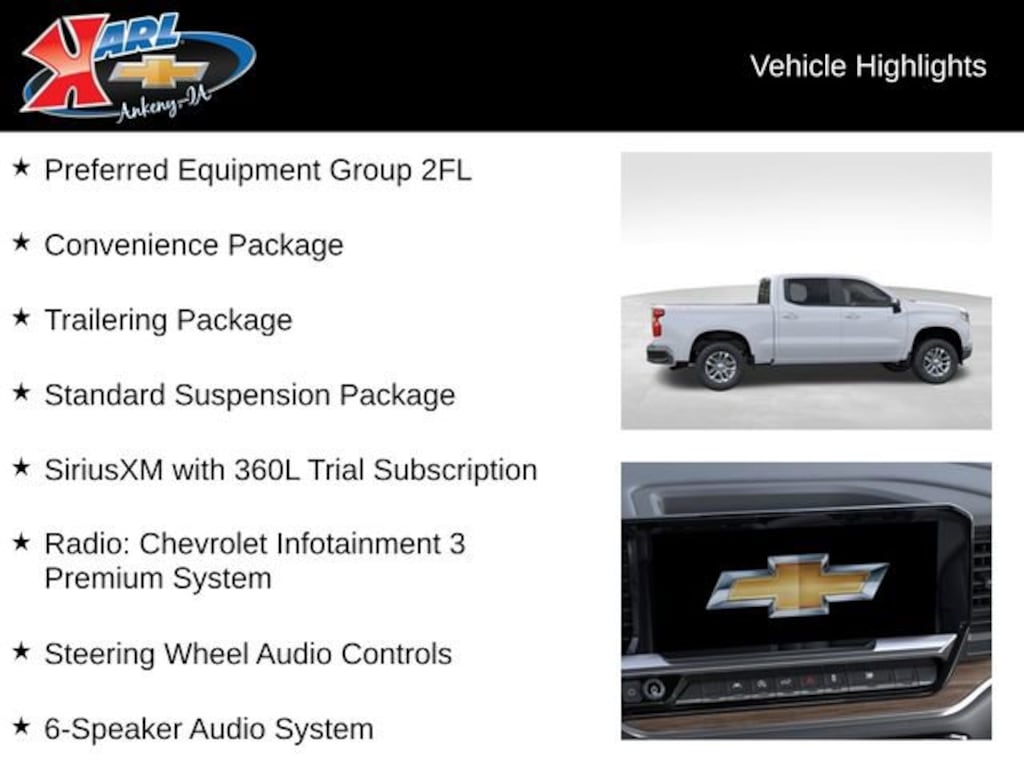 New 2026 Chevrolet Silverado 1500 LT (2FL) Truck Crew Cab