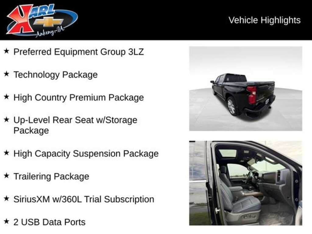 Used 2025 Chevrolet Silverado 1500 High Country Truck Crew Cab