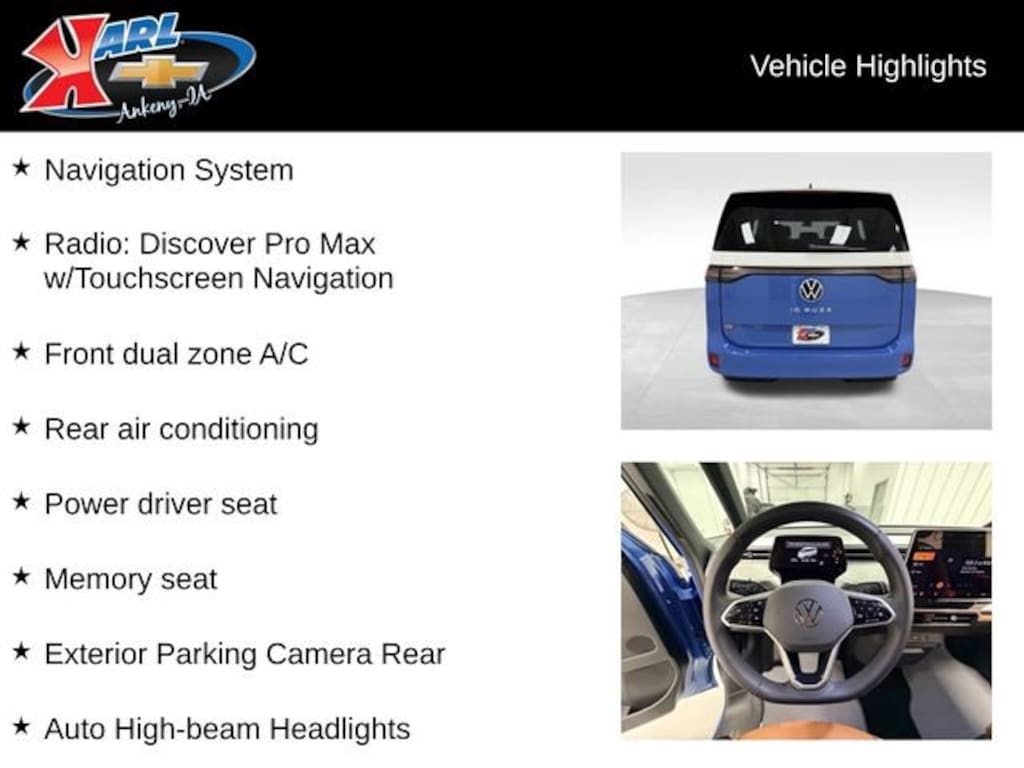 Used 2025 Volkswagen ID. Buzz Pro S Minivan
