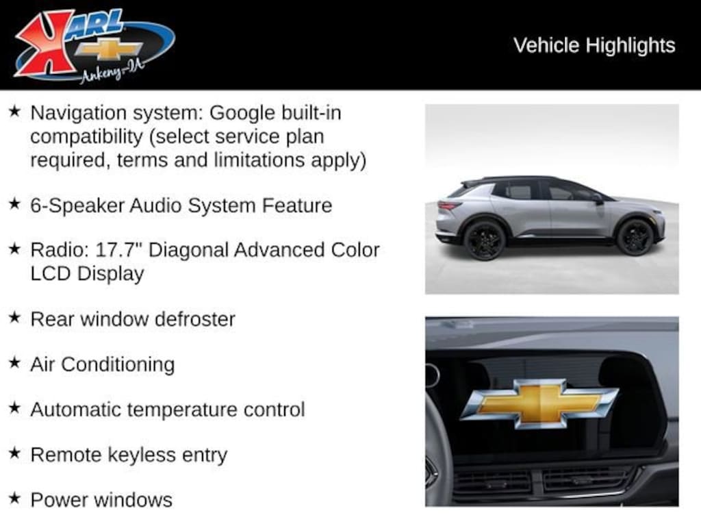 New 2026 Chevrolet Equinox EV RS SUV
