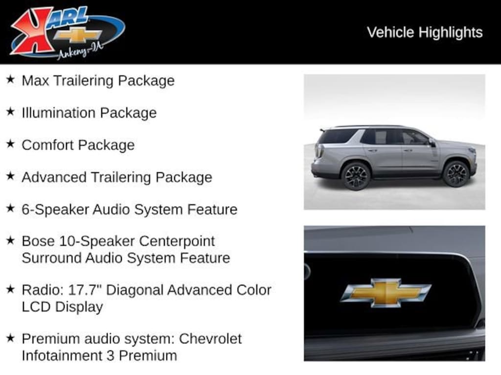 New 2026 Chevrolet Tahoe RST SUV