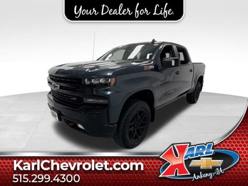 Used 2020 Chevrolet Silverado 1500 LT Trail Boss Truck Crew Cab