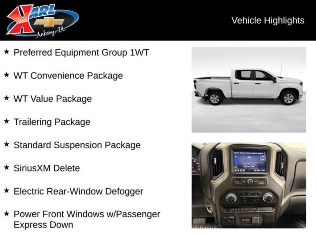 Used 2024 Chevrolet Silverado 1500 WT Truck Crew Cab