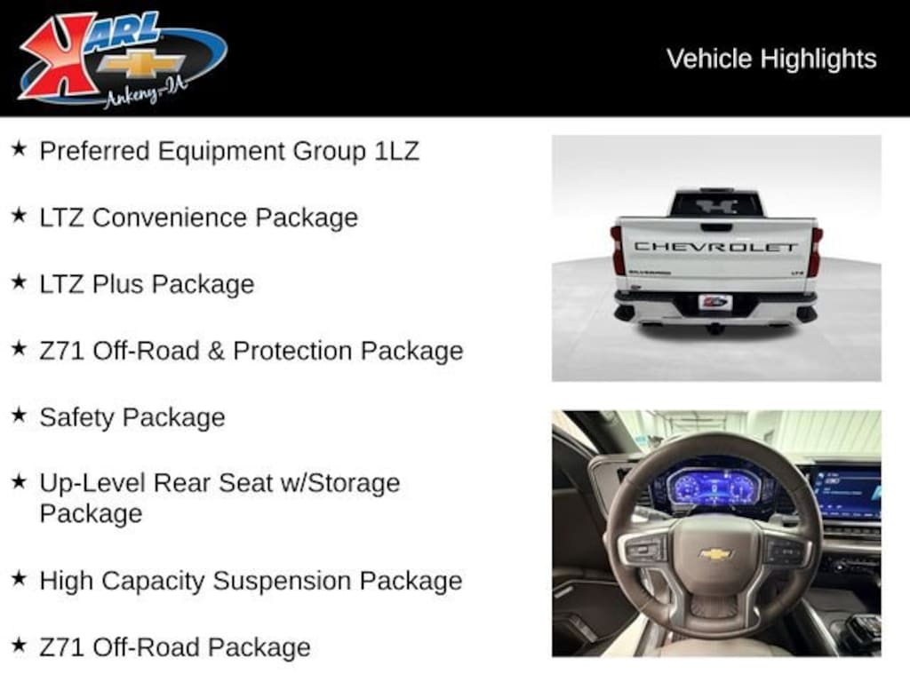 Used 2023 Chevrolet Silverado 1500 LTZ Truck Crew Cab