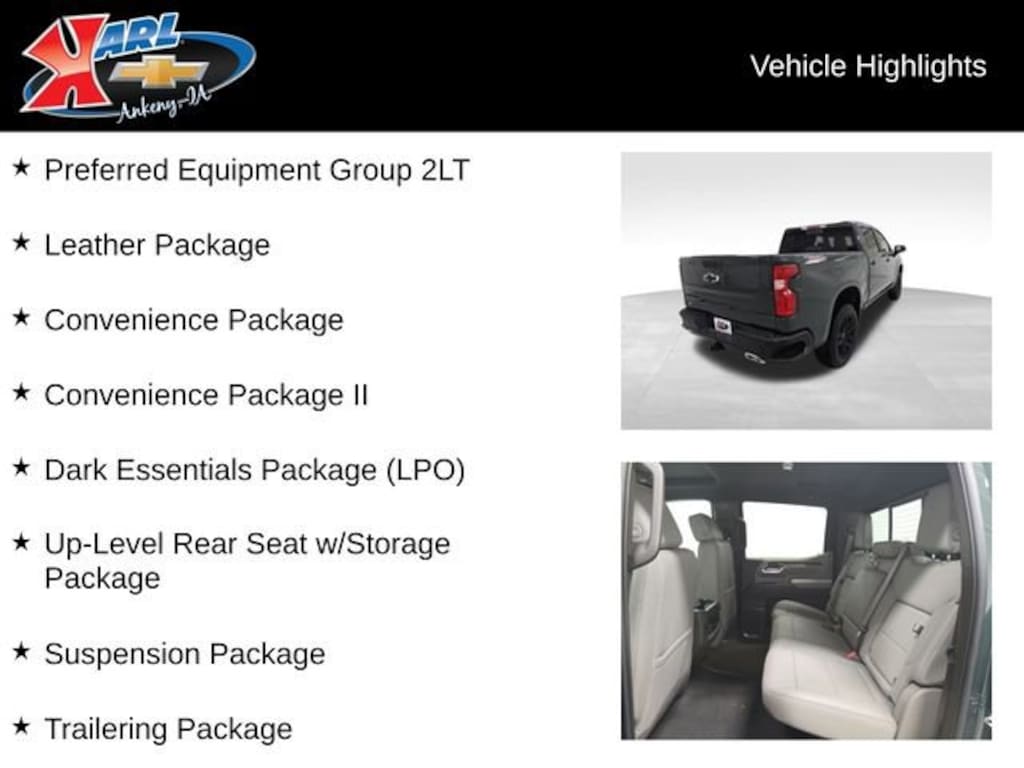 New 2026 Chevrolet Silverado 1500 LT Trail Boss Truck Crew Cab