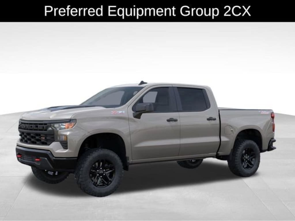 New 2026 Chevrolet Silverado 1500 Custom Trail Boss Truck Crew Cab