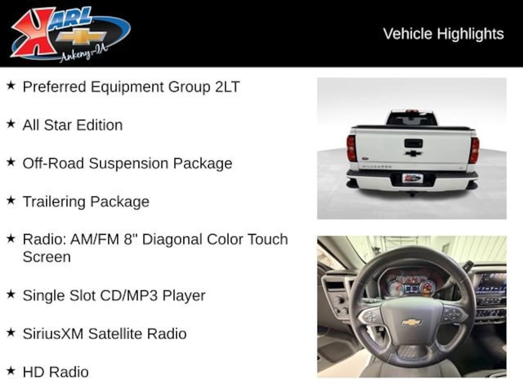 Used 2018 Chevrolet Silverado 1500 LT Truck Double Cab