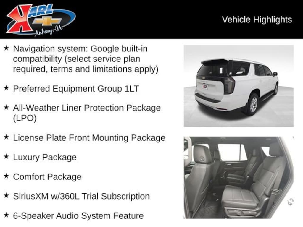 New 2026 Chevrolet Tahoe LT SUV