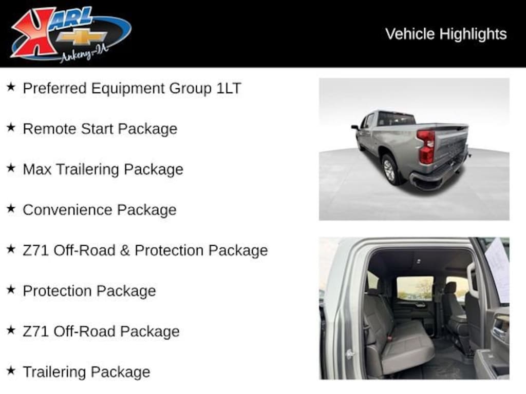 Used 2025 Chevrolet Silverado 1500 LT Truck Crew Cab