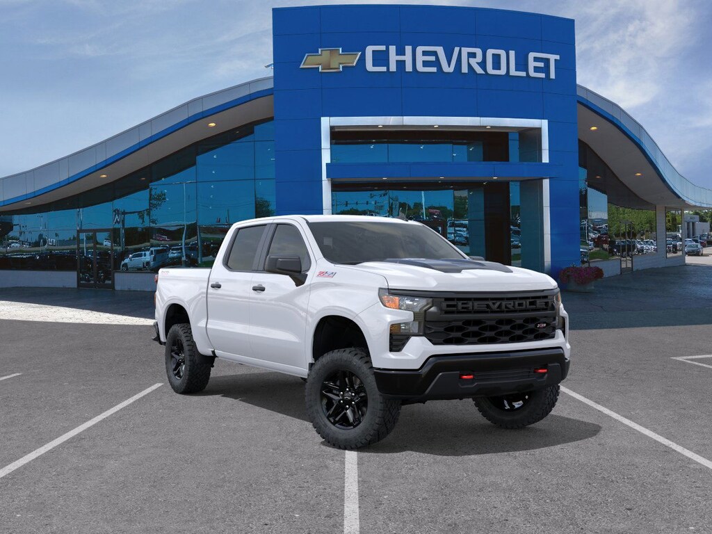 New 2026 Chevrolet Silverado 1500 Custom Trail Boss Truck Crew Cab