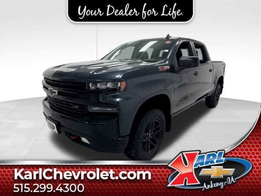 Used 2022 Chevrolet Silverado 1500 LTD LT Trail Boss Truck Crew Cab