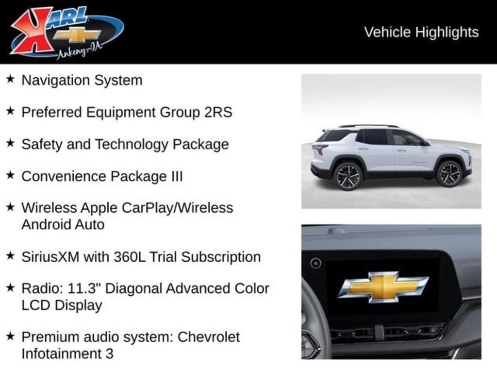 New 2027 Chevrolet Equinox RS SUV