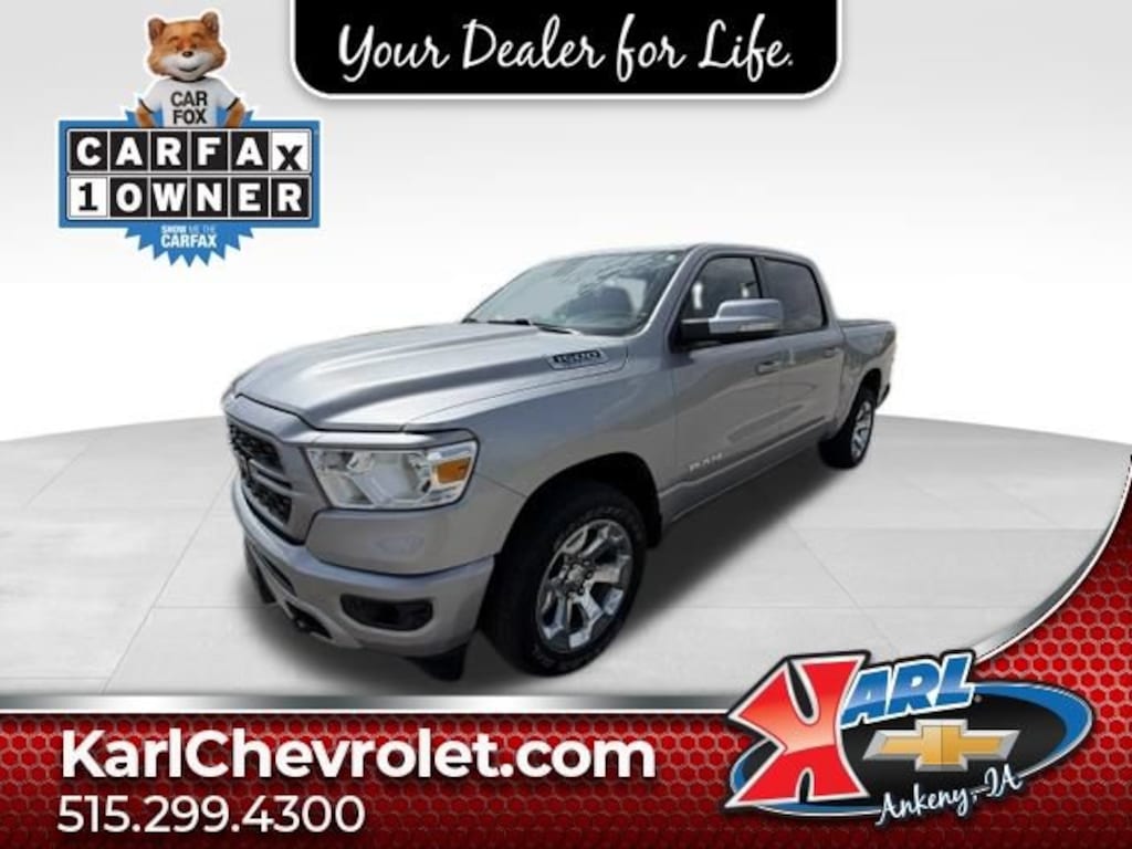 Used 2022 Ram 1500 Big Horn Crew Cab 4x4 57 Box Truck Crew Cab