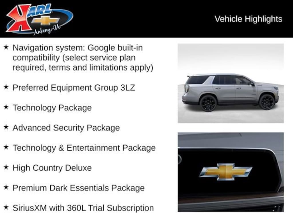 New 2026 Chevrolet Tahoe High Country SUV