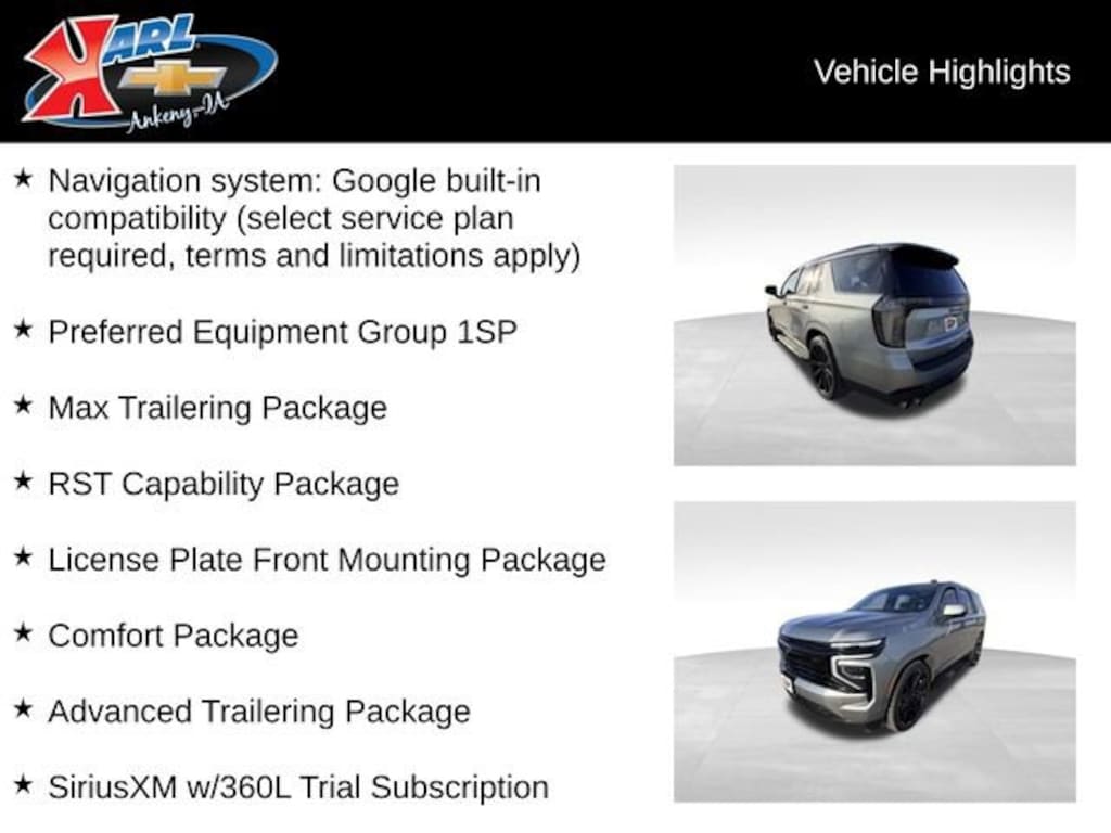 Used 2025 Chevrolet Tahoe RST SUV