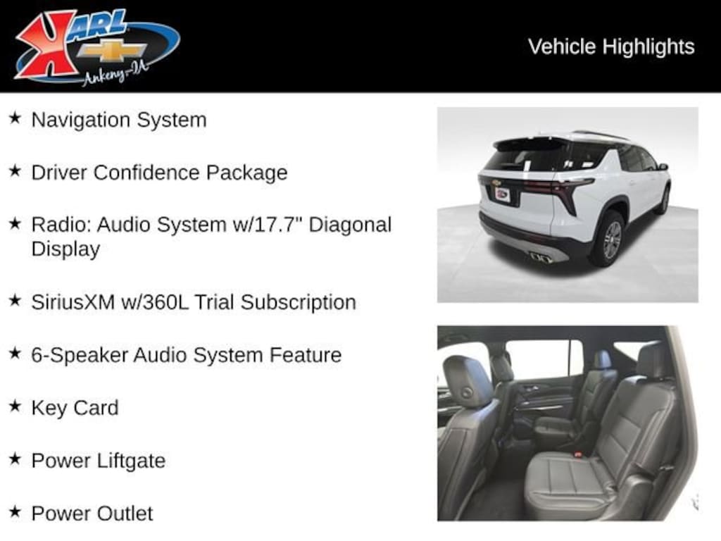 New 2026 Chevrolet Traverse LT SUV