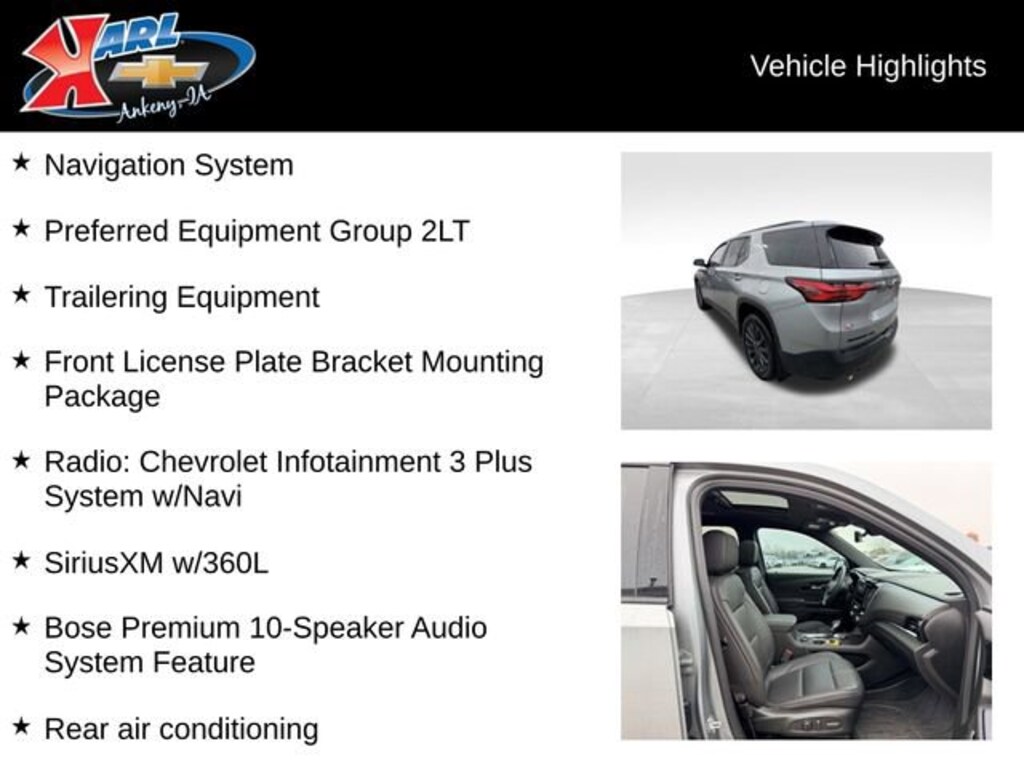 Used 2023 Chevrolet Traverse RS SUV