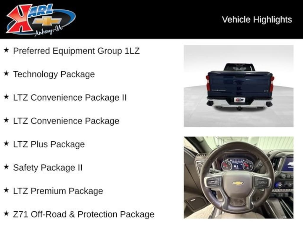 Used 2022 Chevrolet Silverado 1500 LTD LTZ Truck Crew Cab