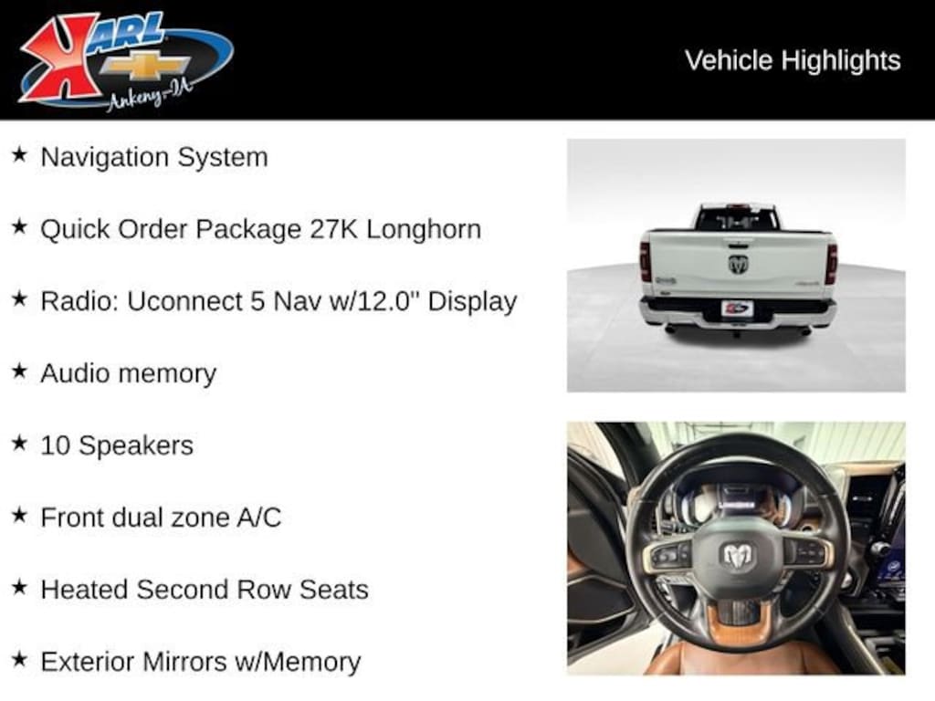 Used 2023 Ram 1500 Longhorn Truck Crew Cab