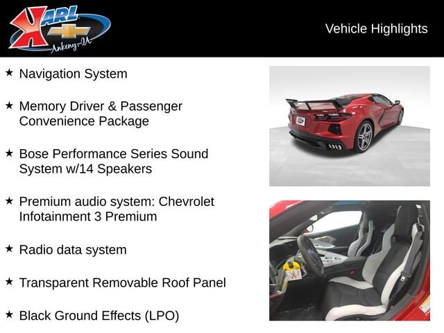 2026 Chevrolet Corvette Stingray 2LT photo 3