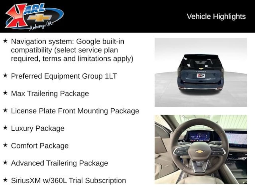 Used 2025 Chevrolet Tahoe LT SUV