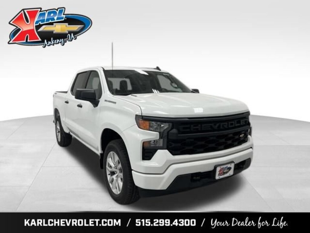 New 2026 Chevrolet Silverado 1500 Custom Truck Crew Cab