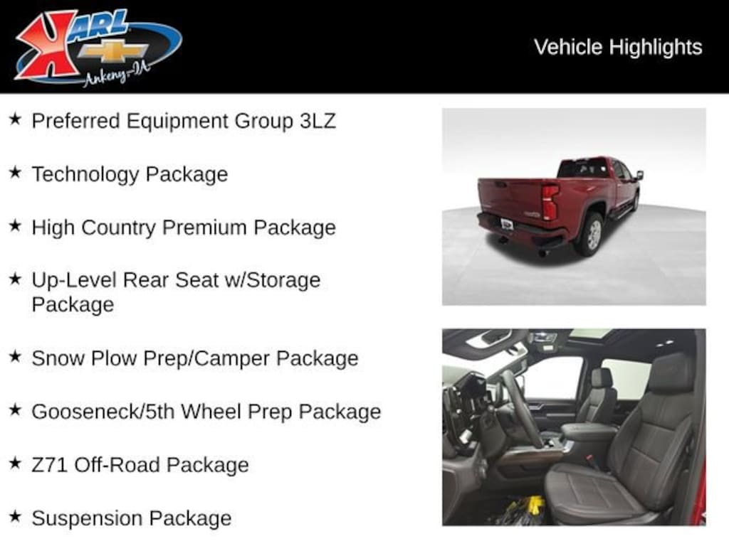 New 2026 Chevrolet Silverado 2500 HD High Country Truck Crew Cab